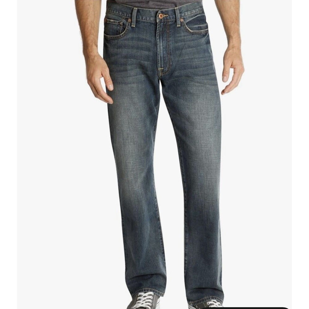 Lucky Brand Mens 181 Relaxed Straight Jeans 30 x 34 (fits 31 x 34) runs large